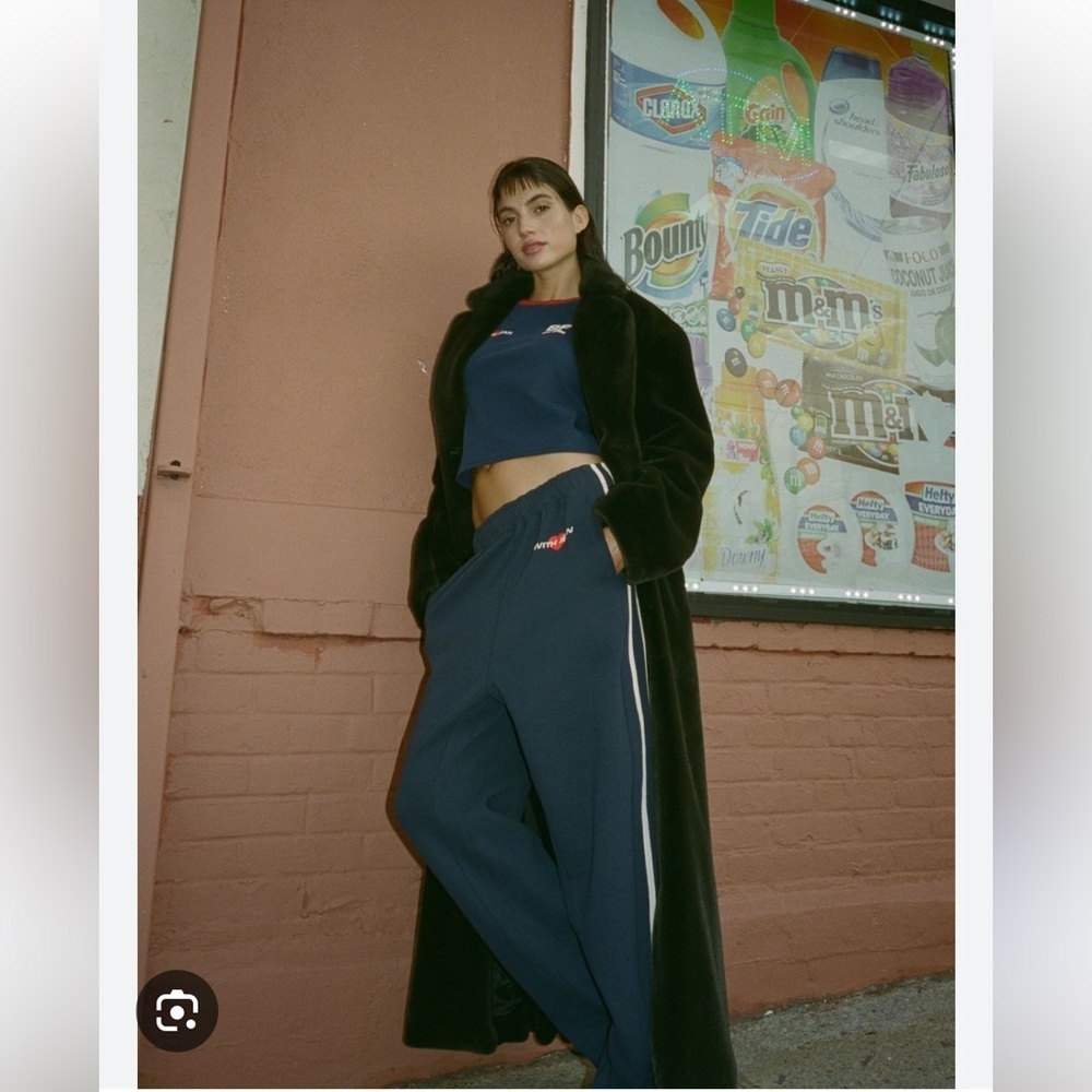 With Jean MVP track pants
